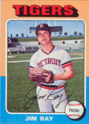 1975 Topps Baseball Cards      089      Jim Ray